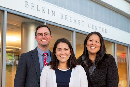 Maria with Drs. Michael Cassidy and Naomi Ko