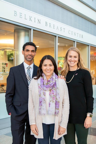 Maria with Dr. Nilton Medina and Jillian Strassner, PA