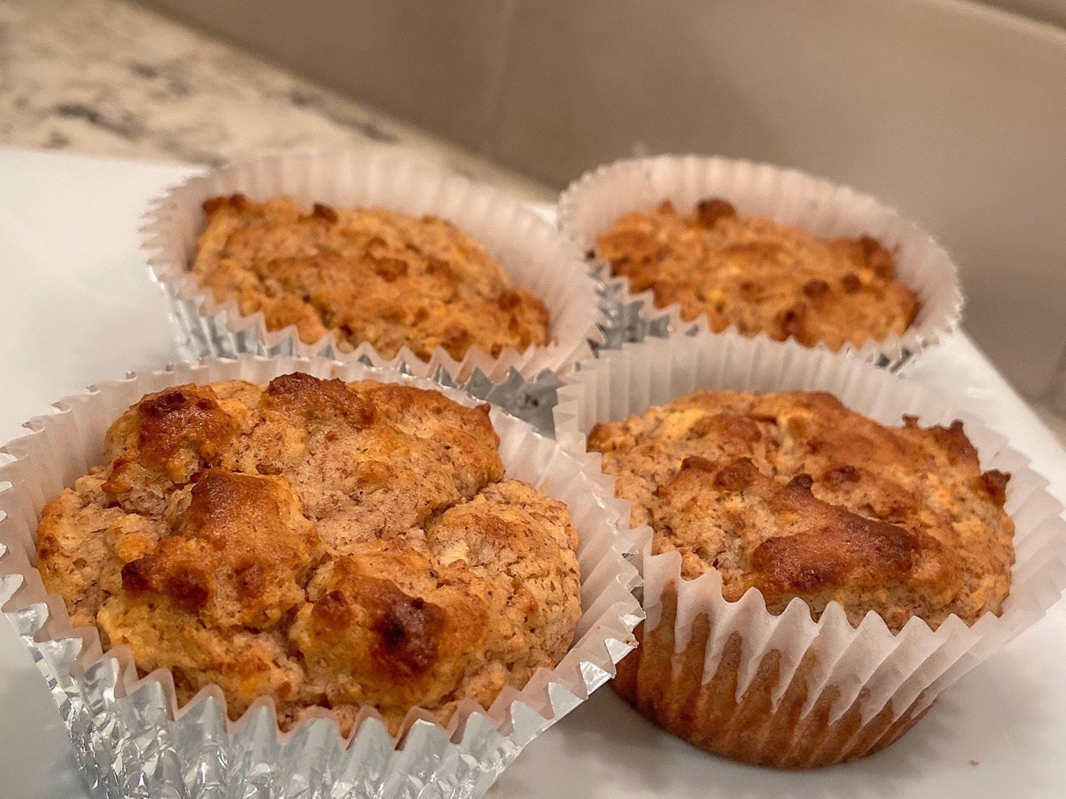 Apple Nutmeg Muffins