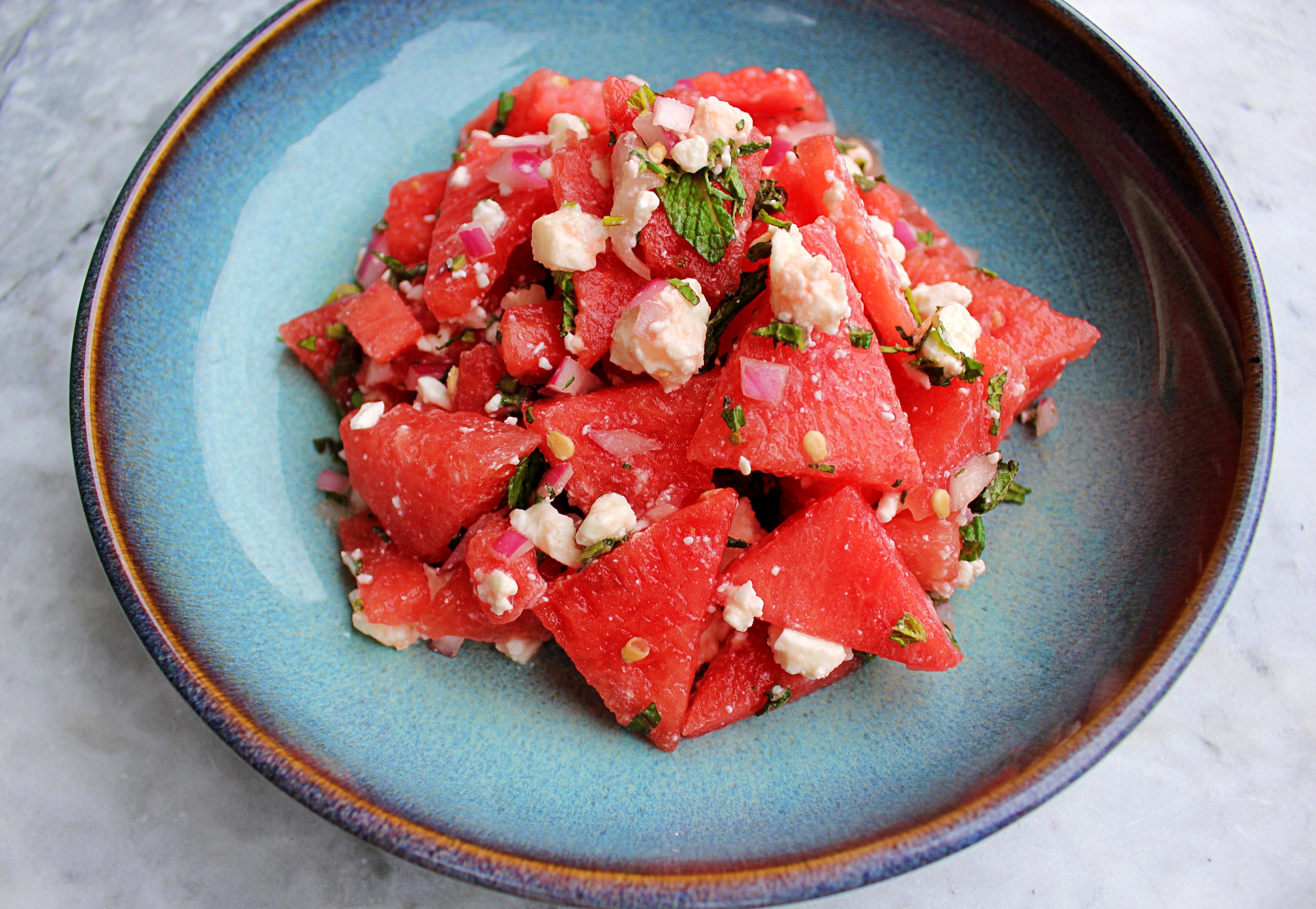 Ensalada Feta De Sandía