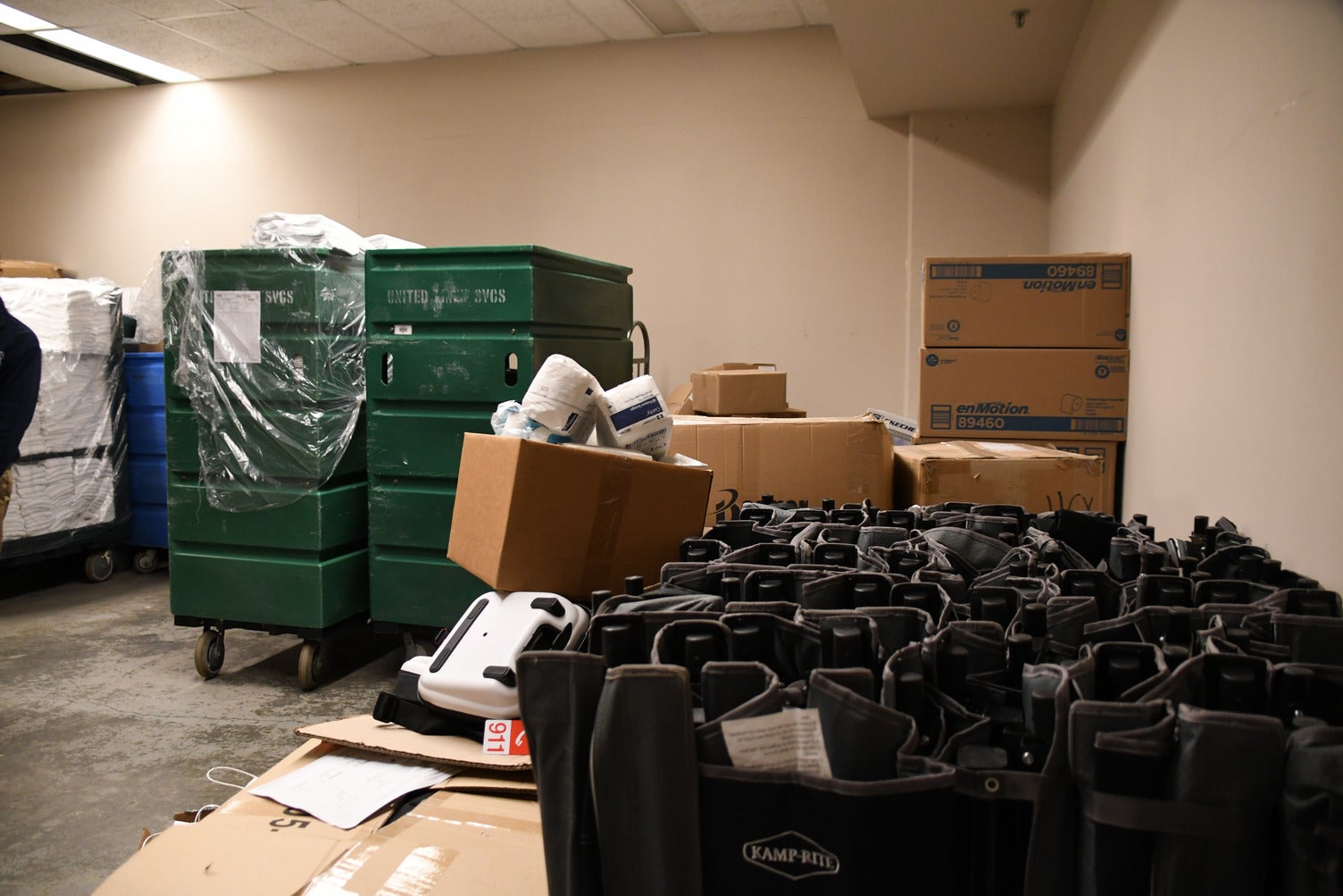 Loading dock at East Newton Pavilion