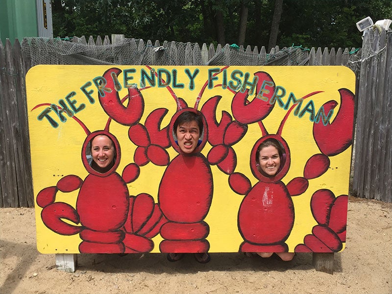   BMC Family Medicine Residents with lobster board