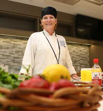 Tracy Burg, la cocina de enseñanza