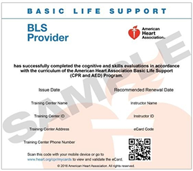 CPR certification