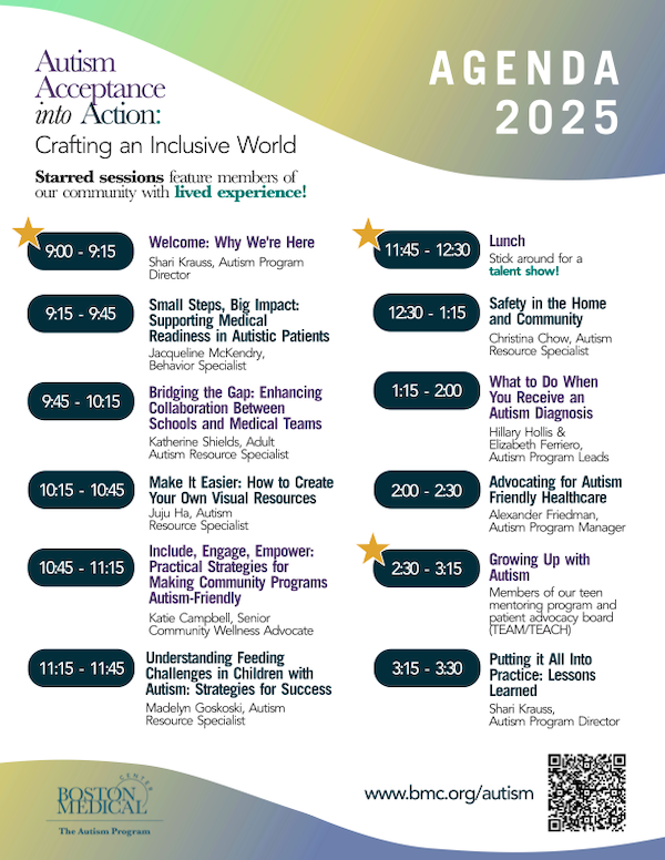 Autism Acceptance into Action: Crafting an Inclusive World (Conference Agenda thumbnail)