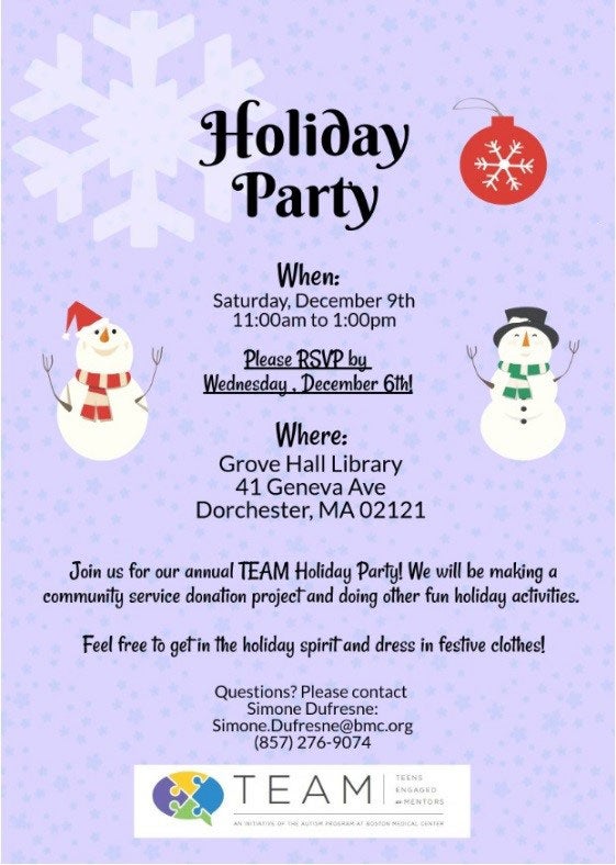 Holiday Party Flyer