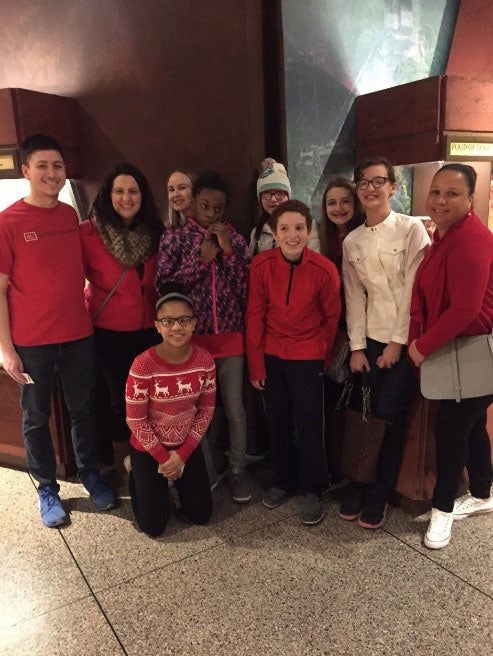 Group photos at the Museum of Science