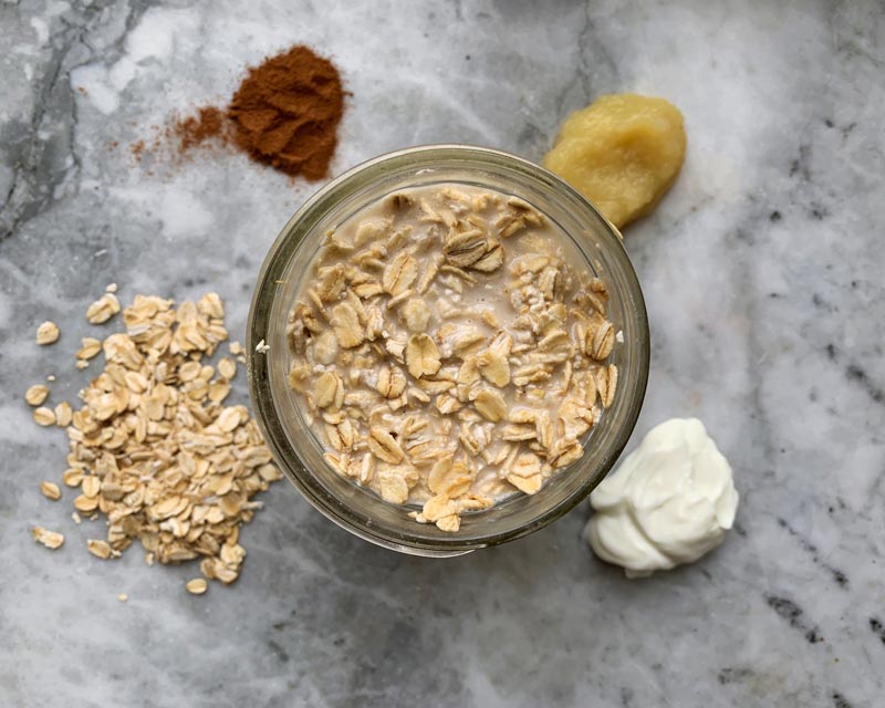 Apple Pie Overnight Breakfast Oats