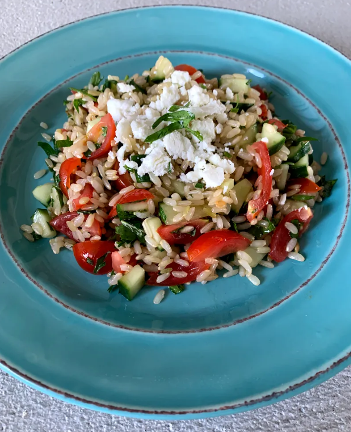 Rainbow Rice Salad