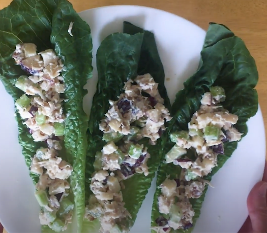 Chicken Salad Lettuce Wraps