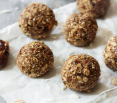 Bocaditos de avena y nueces