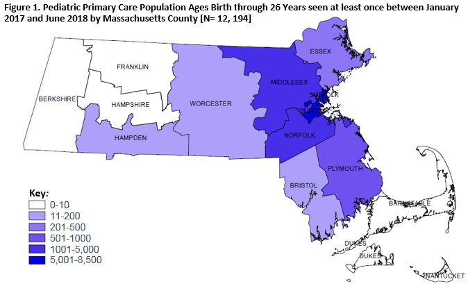 Figure 1. Pediatric Primary Care population in Mass