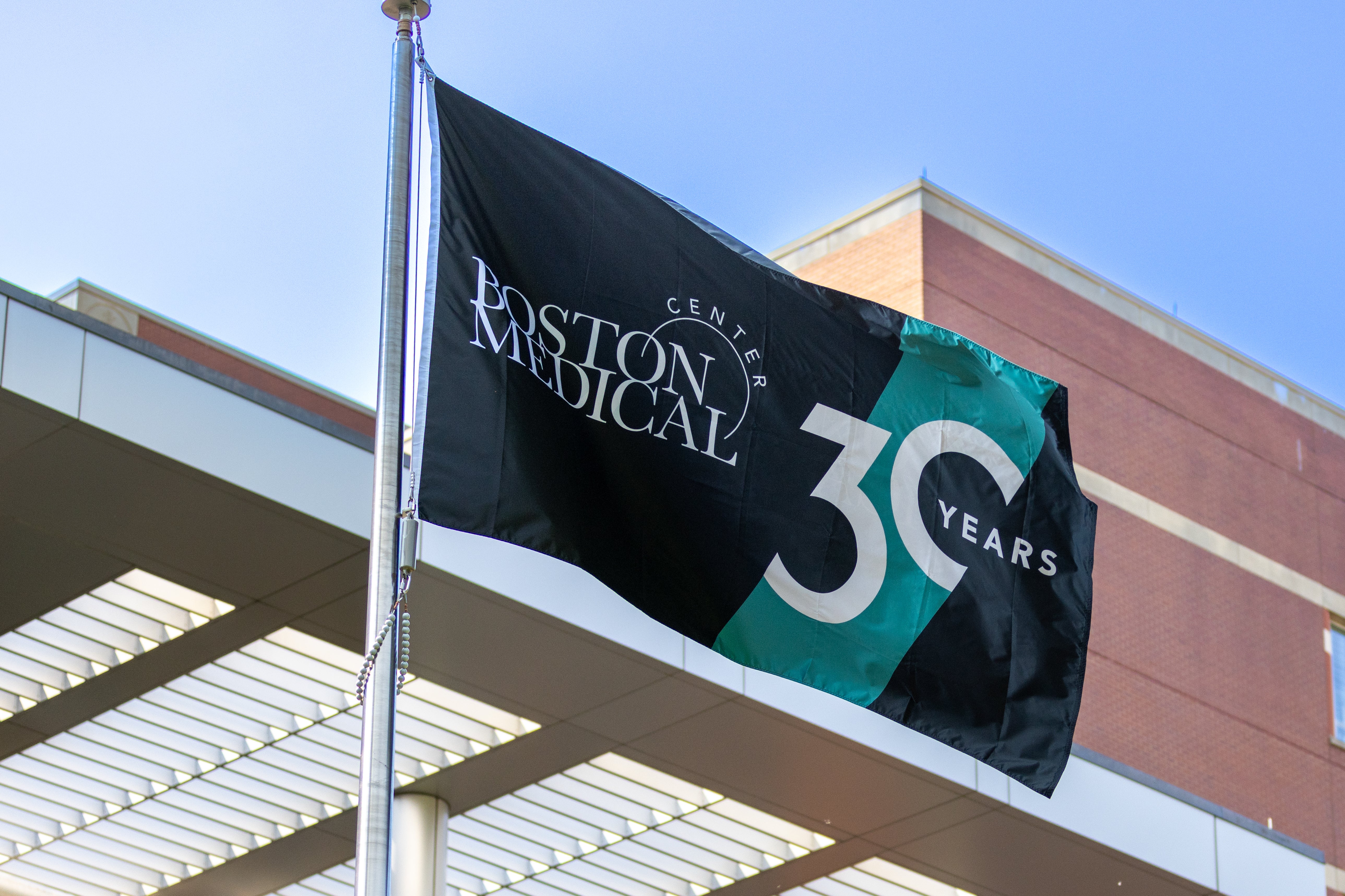 Boston Medical Center 30th anniversary flag