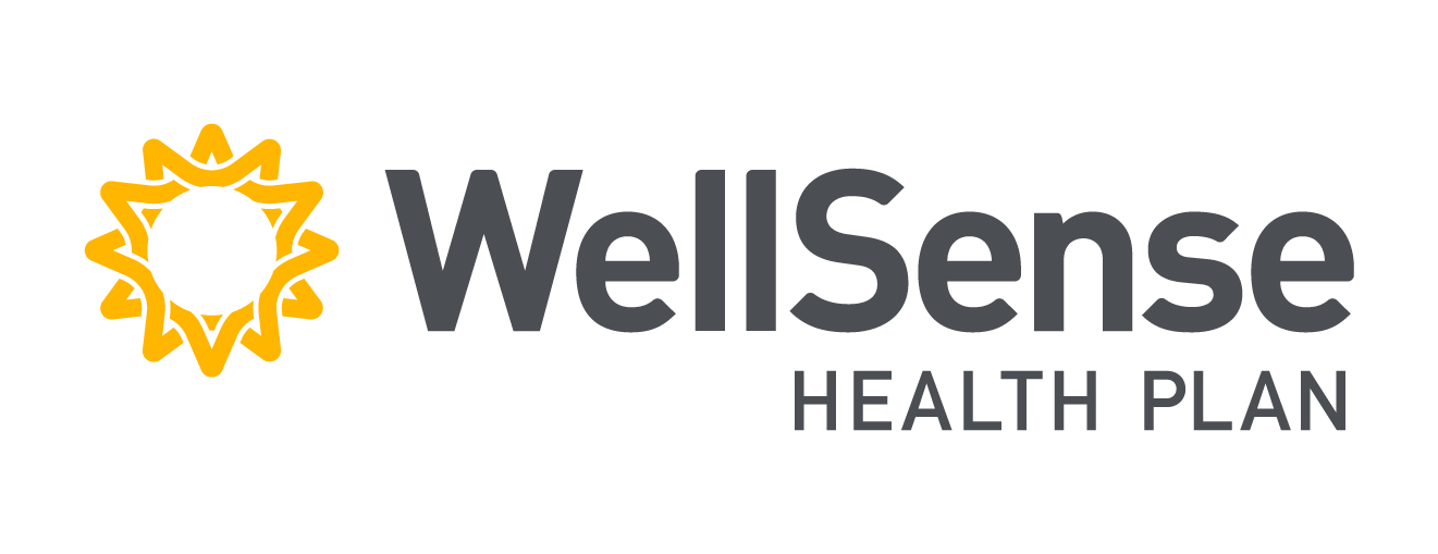 WellSense Health Plan Logo in black and yellow