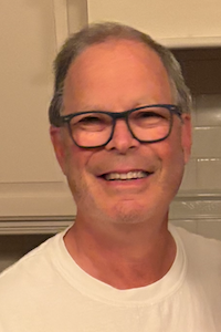 Photo of a smiling BMC gastrointestinal cancer patient Mark Krauss, whose tumor was successfully removed