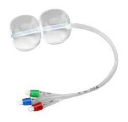 Photograph of a cervical balloon device