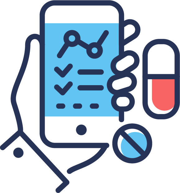 Request prescription refills icon