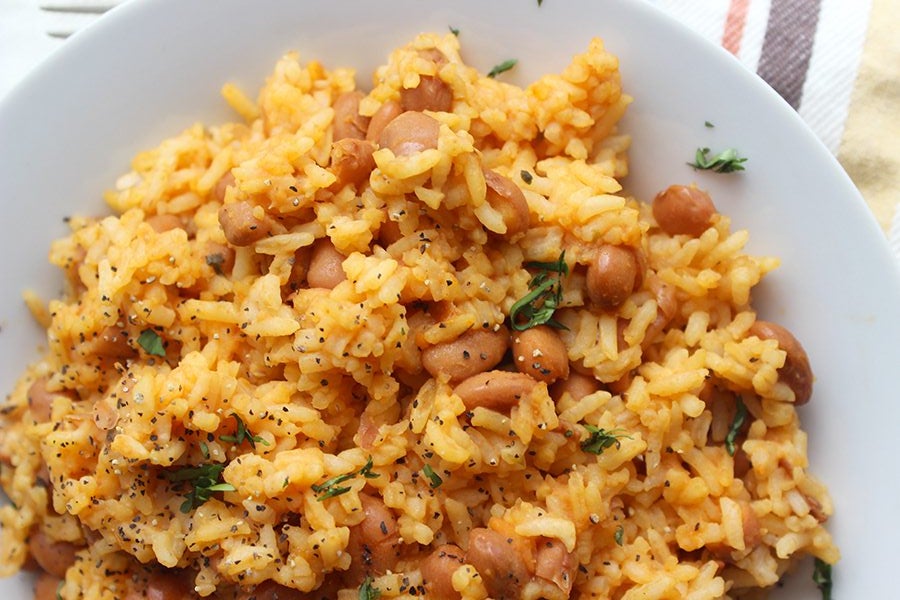 arroz y frijoles